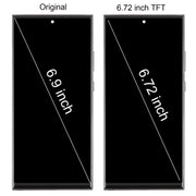 For Samsung Galaxy Note20 Ultra SM-N986B 6.72 inch TFT LCD Screen Digitizer Full Assembly with Frame, Not Supporting Fingerprint Identification (Black)