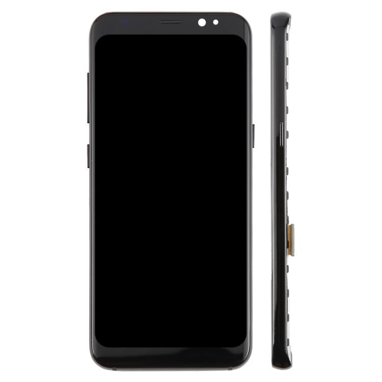 For Samsung Galaxy S8 SM-G950F 5.7 inch TFT LCD Screen Digitizer Full Assembly with Frame (Black)