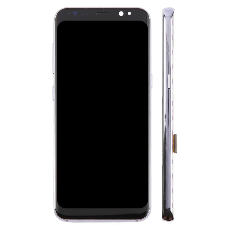 For Samsung Galaxy S8 SM-G950F 5.7 inch TFT LCD Screen Digitizer Full Assembly with Frame (Purple)