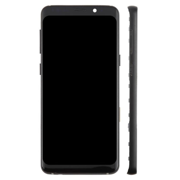 For Samsung Galaxy S9 SM-G960F 5.7 inch TFT LCD Screen Digitizer Full Assembly with Frame (Black)