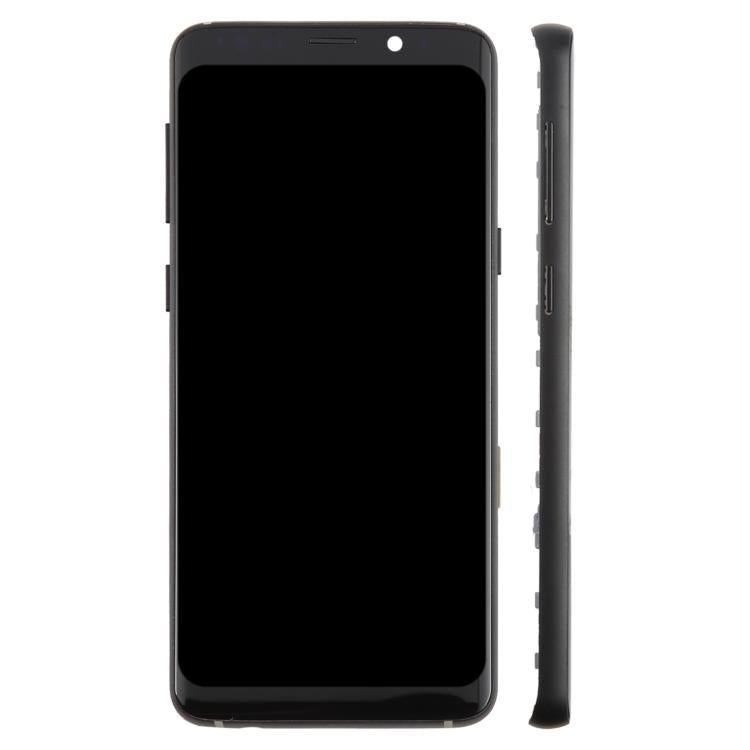 For Samsung Galaxy S9 SM-G960F 5.7 inch TFT LCD Screen Digitizer Full Assembly with Frame (Black)