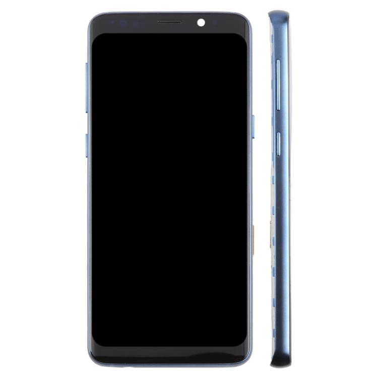 For Samsung Galaxy S9 SM-G960F 5.7 inch TFT LCD Screen Digitizer Full Assembly with Frame (Blue)