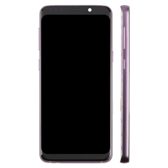 For Samsung Galaxy S9 SM-G960F 5.7 inch TFT LCD Screen Digitizer Full Assembly with Frame (Purple)