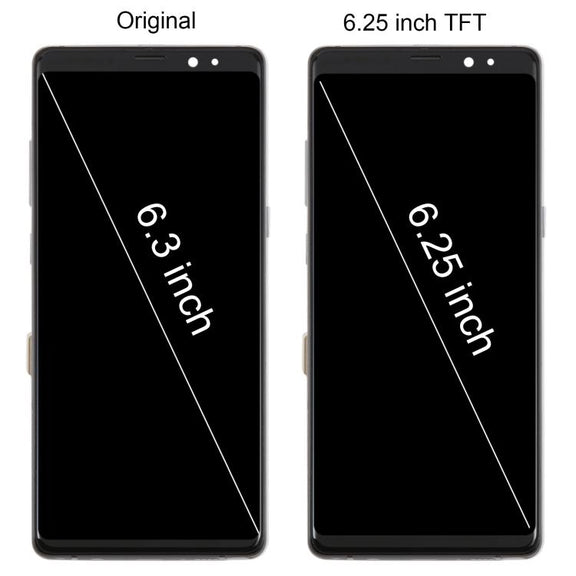 For Samsung Galaxy Note 8 SM-N950F 6.25 inch TFT LCD Screen Digitizer Full Assembly with Frame (Purple)