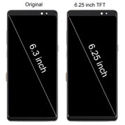 For Samsung Galaxy Note 8 SM-N950F 6.25 inch TFT LCD Screen Digitizer Full Assembly with Frame (Blue)