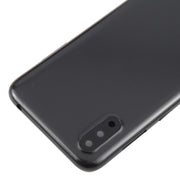 For Samsung Galaxy A01 SM-A015F Back Cover with Camera Lens Cover(Gray)