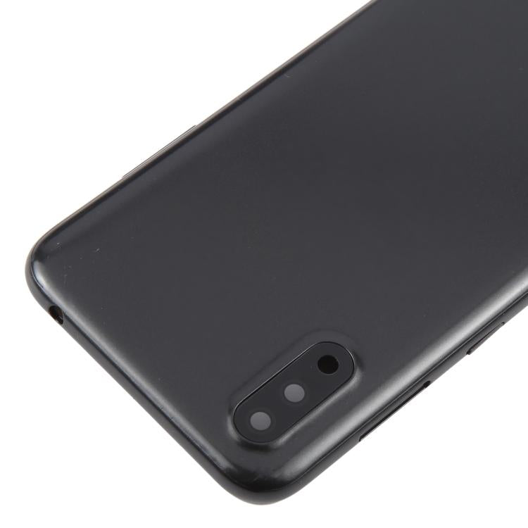 For Samsung Galaxy A01 SM-A015F Back Cover with Camera Lens Cover(Gray)