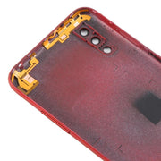 For Samsung Galaxy A01 SM-A015F Back Cover with Camera Lens Cover(Red)