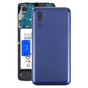 For Samsung Galaxy A2 Core SM-A260F Back Cover with Camera Lens Cover(Blue)