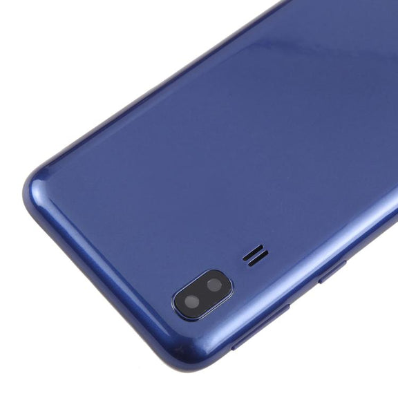 For Samsung Galaxy A2 Core SM-A260F Back Cover with Camera Lens Cover(Blue)