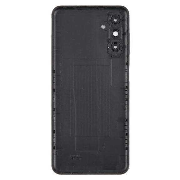 For Samsung Galaxy A04s SM-A047F Back Cover with Camera Lens Cover(Black)