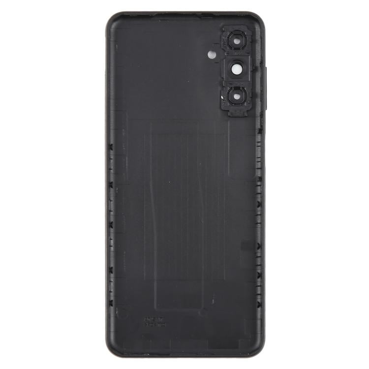 For Samsung Galaxy A04s SM-A047F Back Cover with Camera Lens Cover(Black)