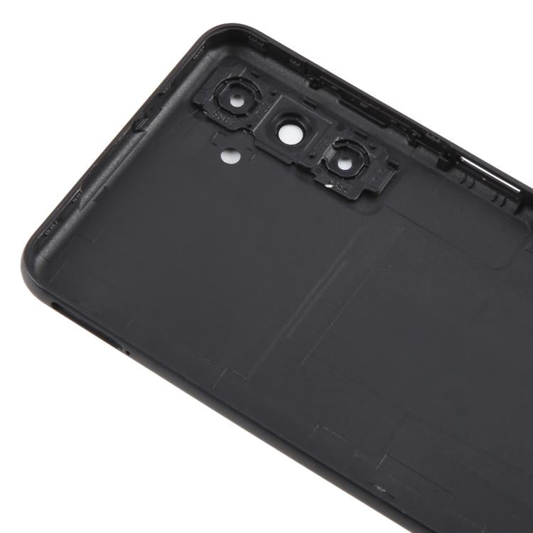 For Samsung Galaxy A04s SM-A047F Back Cover with Camera Lens Cover(Black)