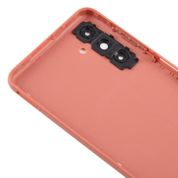 For Samsung Galaxy A04s SM-A047F Back Cover with Camera Lens Cover(Pink)