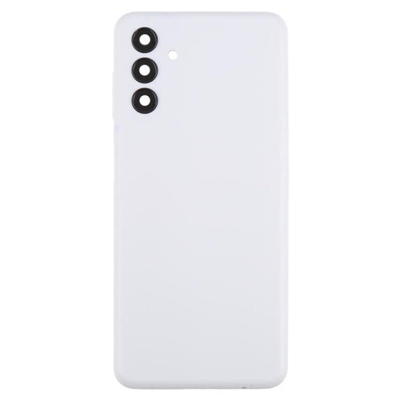 For Samsung Galaxy A04s SM-A047F Back Cover with Camera Lens Cover(White)