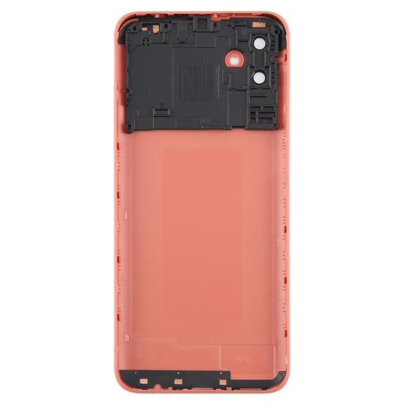 For Samsung Galaxy A04e SM-A042F Back Cover with Camera Lens Cover(Pink)
