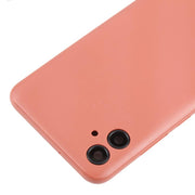 For Samsung Galaxy A04e SM-A042F Back Cover with Camera Lens Cover(Pink)