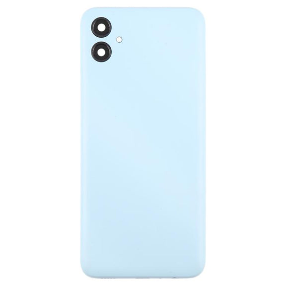 For Samsung Galaxy A04e SM-A042F Back Cover with Camera Lens Cover(Blue)