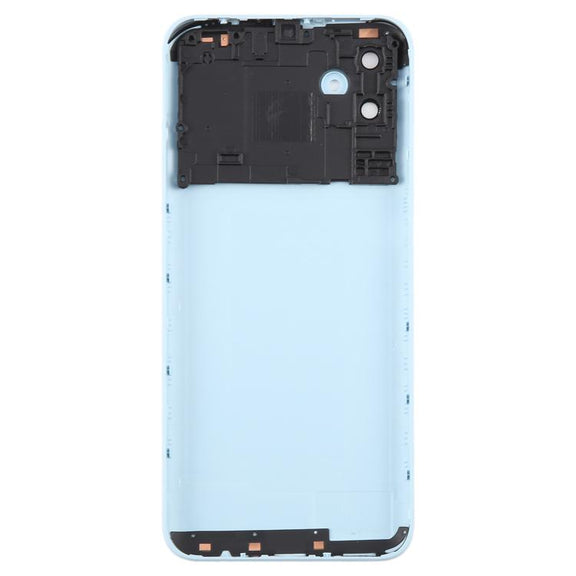 For Samsung Galaxy A04e SM-A042F Back Cover with Camera Lens Cover(Blue)