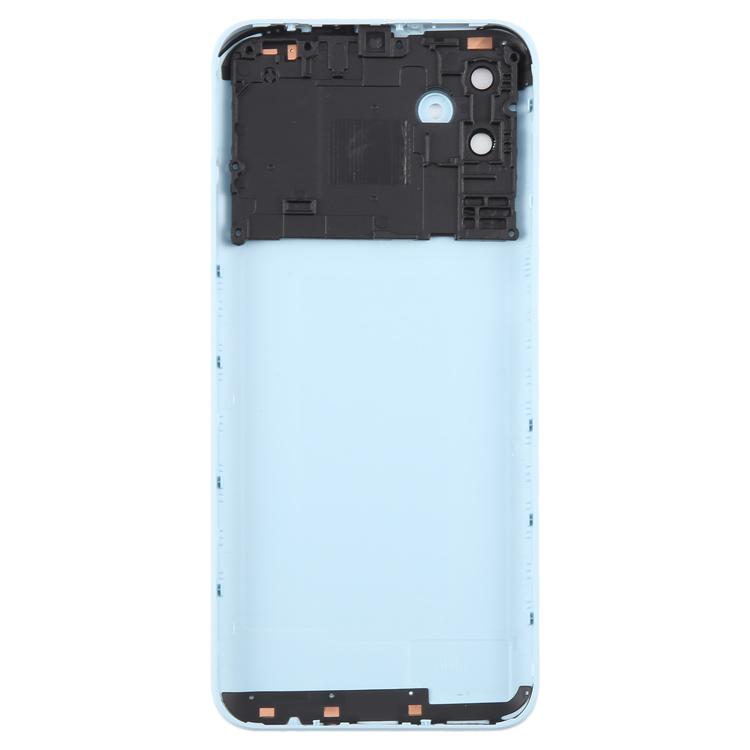 For Samsung Galaxy A04e SM-A042F Back Cover with Camera Lens Cover(Blue)