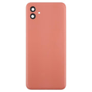 For Samsung Galaxy A04 SM-A045F Back Cover with Camera Lens Cover(Pink)