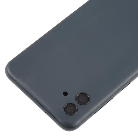 For Samsung Galaxy A04 SM-A045F Back Cover with Camera Lens Cover(Gray)