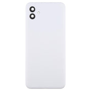 For Samsung Galaxy A04 SM-A045F Back Cover with Camera Lens Cover(White)