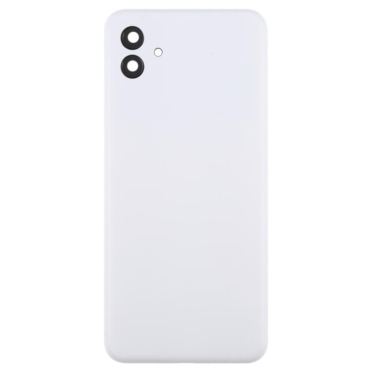 For Samsung Galaxy A04 SM-A045F Back Cover with Camera Lens Cover(White)