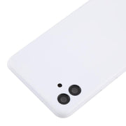 For Samsung Galaxy A04 SM-A045F Back Cover with Camera Lens Cover(White)