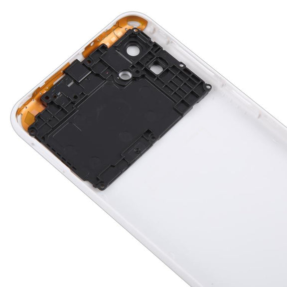 For Samsung Galaxy A04 SM-A045F Back Cover with Camera Lens Cover(White)