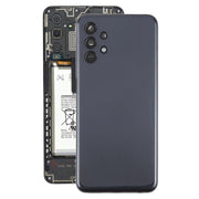 For Samsung Galaxy A13 SM-A135F Back Cover with Camera Lens Cover(Black)