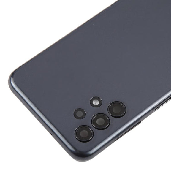 For Samsung Galaxy A13 SM-A135F Back Cover with Camera Lens Cover(Black)