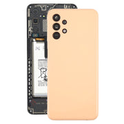 For Samsung Galaxy A13 SM-A135F Back Cover with Camera Lens Cover(Orange)