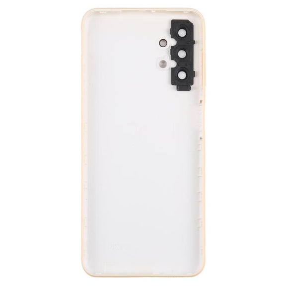For Samsung Galaxy A13 SM-A135F Back Cover with Camera Lens Cover(Orange)