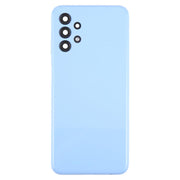 For Samsung Galaxy A13 SM-A135F Back Cover with Camera Lens Cover(Blue)