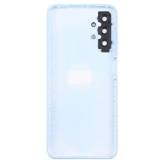 For Samsung Galaxy A13 SM-A135F Back Cover with Camera Lens Cover(Blue)