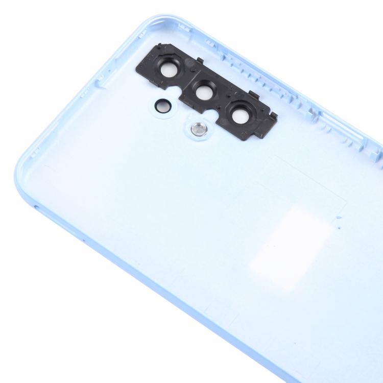 For Samsung Galaxy A13 SM-A135F Back Cover with Camera Lens Cover(Blue)