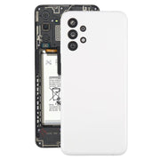 For Samsung Galaxy A13 SM-A135F Back Cover with Camera Lens Cover(White)