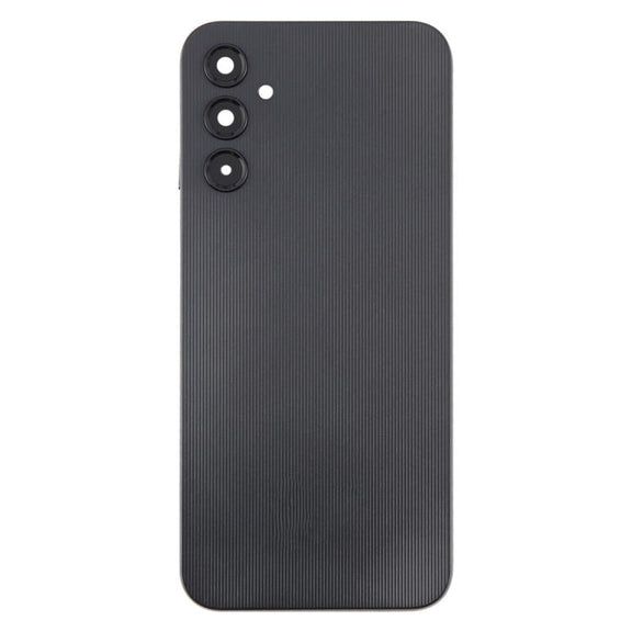 For Samsung Galaxy A14 SM-A145F Back Cover with Camera Lens Cover(Black)