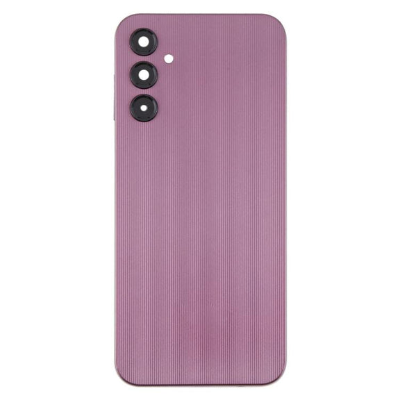 For Samsung Galaxy A14 SM-A145F Back Cover with Camera Lens Cover(Purple)