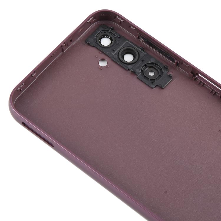 For Samsung Galaxy A14 SM-A145F Back Cover with Camera Lens Cover(Purple)