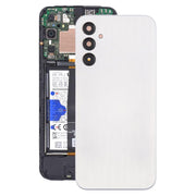 For Samsung Galaxy A14 SM-A145F Back Cover with Camera Lens Cover(Silver)