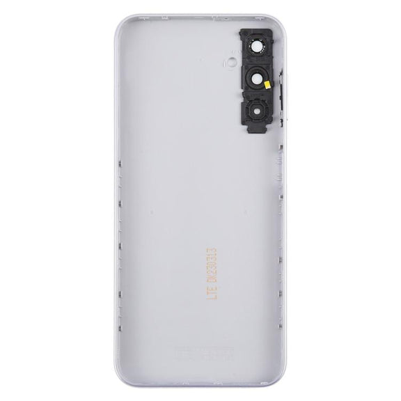 For Samsung Galaxy A14 SM-A145F Back Cover with Camera Lens Cover(Silver)