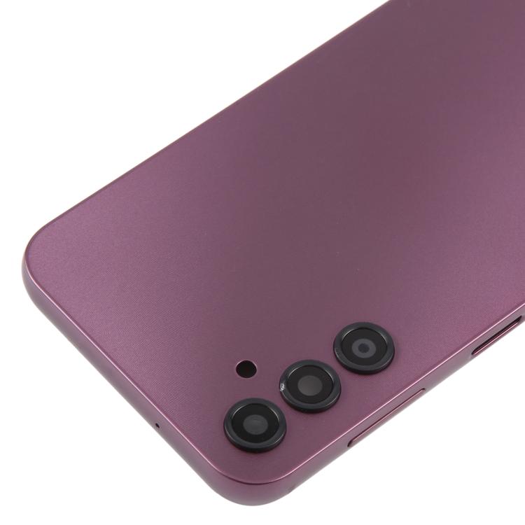 For Samsung Galaxy A14 5G SM-A146B Back Cover with Camera Lens Cover(Purple)