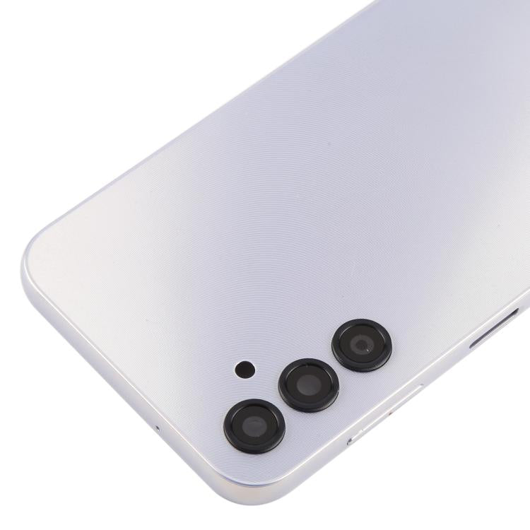 For Samsung Galaxy A14 5G SM-A146B Back Cover with Camera Lens Cover(Silver)