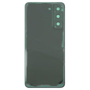 For Samsung Galaxy S21 FE SM-G990B Back Cover with Camera Lens Cover(Black)