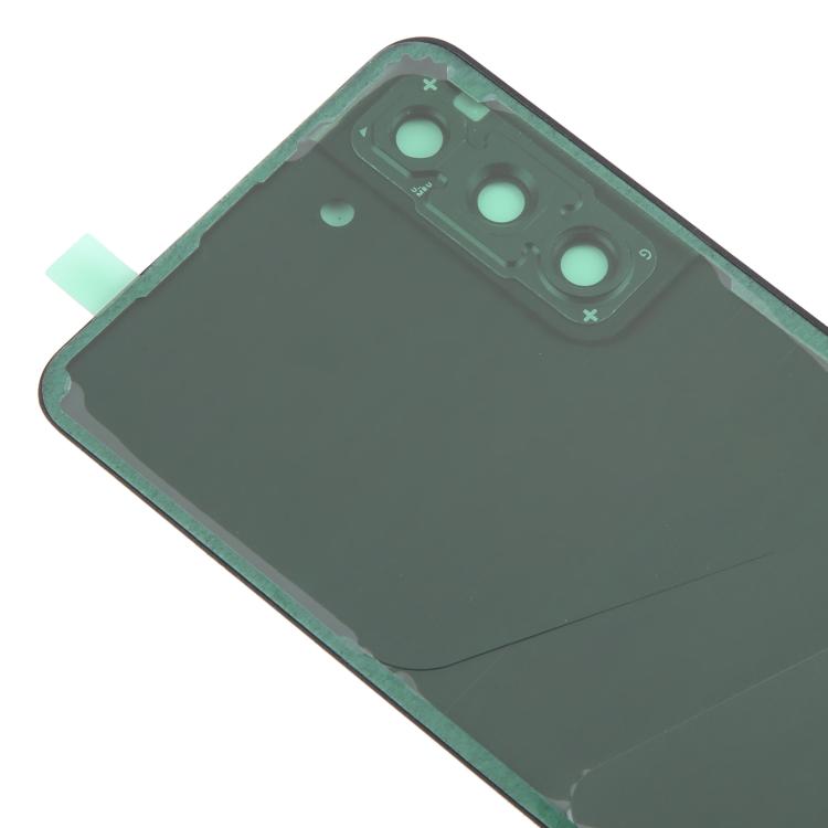 For Samsung Galaxy S21 FE SM-G990B Back Cover with Camera Lens Cover(Black)