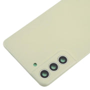 For Samsung Galaxy S21 FE SM-G990B Back Cover with Camera Lens Cover(Green)