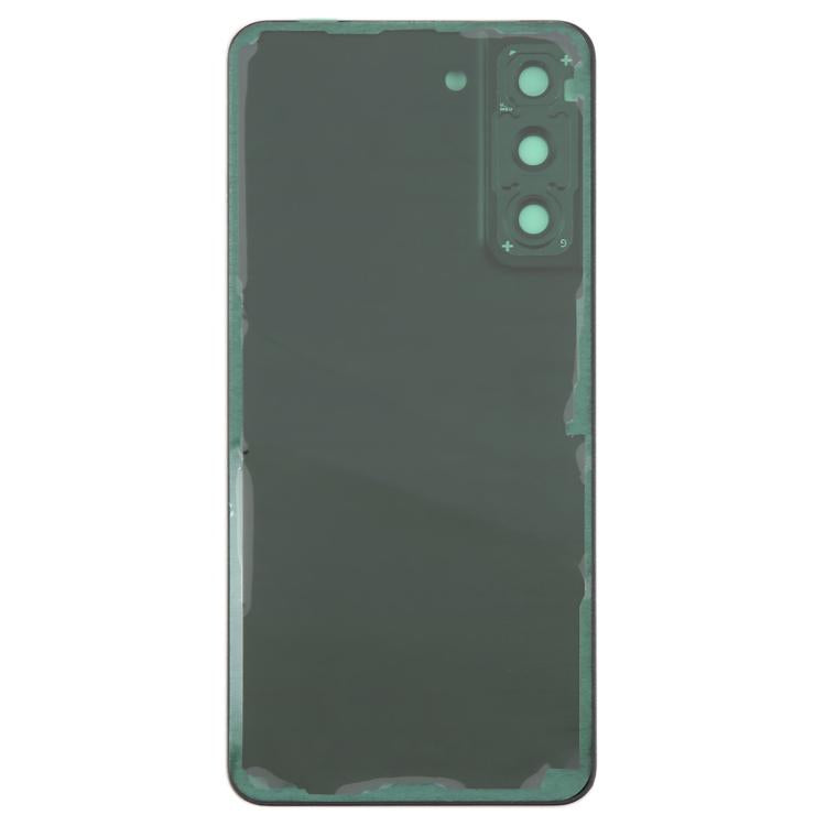 For Samsung Galaxy S21 FE SM-G990B Back Cover with Camera Lens Cover(Blue)
