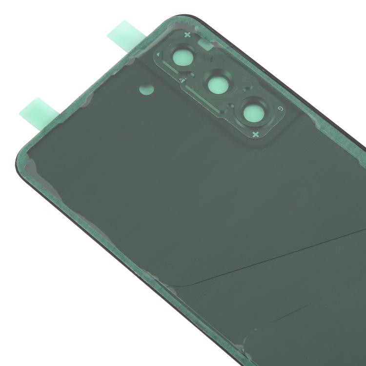 For Samsung Galaxy S21 FE SM-G990B Back Cover with Camera Lens Cover(Blue)